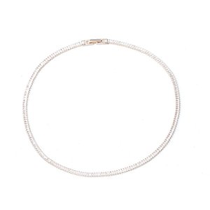 Colar Riviera Baguetes (com variação)