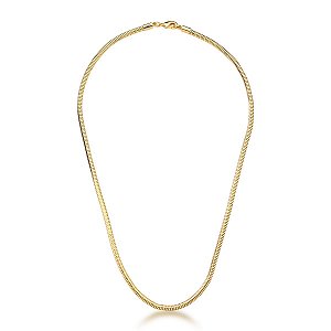 Colar Rabo de Rato 3mm Dourado