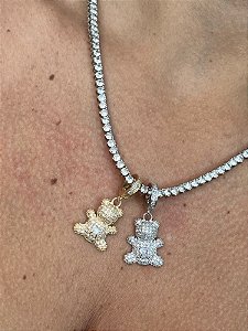 Pingente Teddy Cravejado