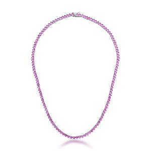 Colar Riviera Pink 3 Garras - 40cm