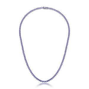 Colar Riviera 3 Garras Tanzanita - 40cm