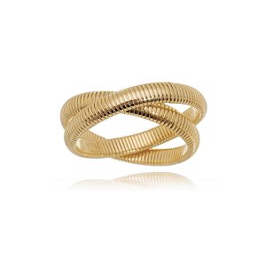 Pulseira Snack Dupla Dourada