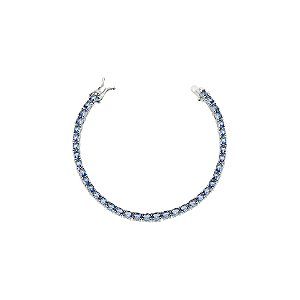 Pulseira Riviera Zircônias Ovais Tanzanita