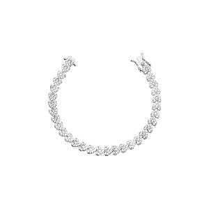 Pulseira Riviera Corações Cravejados
