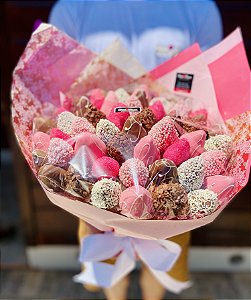 Buquê Gigante Cor de Rosa