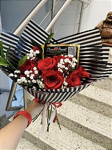 Buquê 7 Rosas Importadas