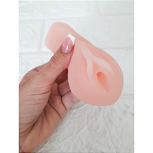 Masturbador Mini Vagina Em Cyberskin 12x4,5 cm