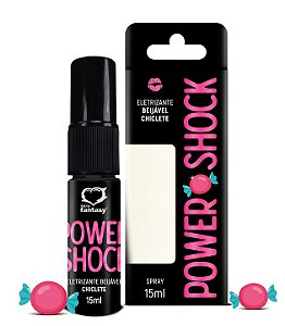 Power Shock CHICLETE Excitante Eletrizante Beijável Unissex 15ml