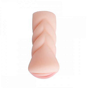 Lilo Masturbador em Formato de Boca 11,3 cm x 5,5 cm em CyberSkin MA160