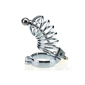 Cinto de Castidade Masculino com Sonda Uretral Removível – CHASTITY DEVICE
