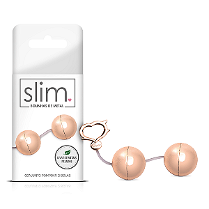Conjunto Pompoarismo 2 Bolas Metal - Ø3,4CM Linha Slim