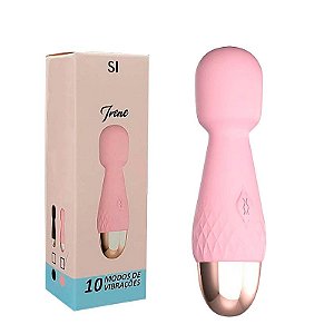 Irene Mini Varinha Magica Recarregavel com 10 Modos de Vibracao Sexy Import