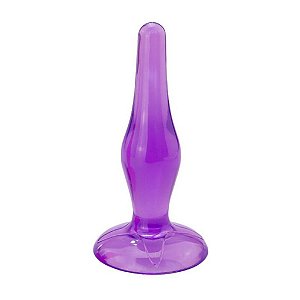 Plug Anal de Silicone com Ventosa 8x2cm