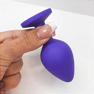 Plug Siliconado com Perola Arredondada TAMANHO G