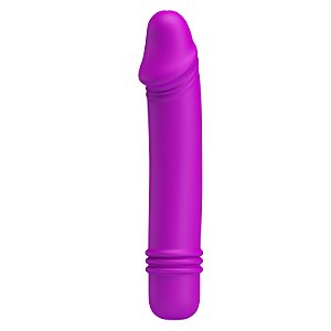 Vibrador EMILY com Detalhe em Formato de Glande e 10 Modos de Vibração - A PILHA