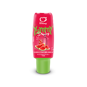Yummy Gel Térmico Drinks Vodka com Melancia que Aquece Comestivel para ORAL 15g
