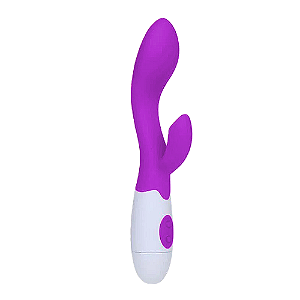 Brigthy Vibrador Rabbit Recarregável com 20 Modos de Vibração
