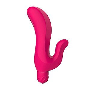 Vibrador G-Spot com Estimulador de Clitóris - Ultra Potente - 1 Velocidade