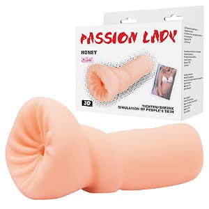 Masturbador Masculino Formato de Cool com Túnel de Penetração Texturizado