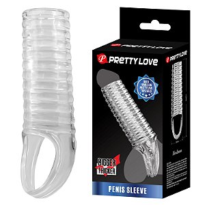 Meia Capa Peniana com Alça para o Escroto – PRETTY LOVE PENIS SLEEVE