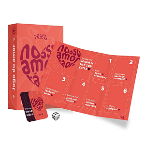 Jogo De Tabuleiro Nosso Amor Ta On para Casais