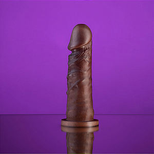 Prótese Dick 15,3x4cm Maciço MARROM