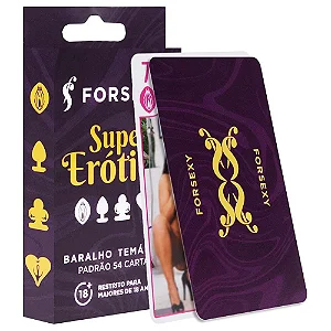Baralho Temático Super Erótico 54 Cartas For Sexy