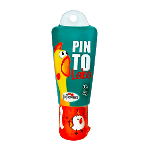 Pinto Loko Gel Estimulante Masculino que Esquenta 15g Linha Brasileirinhos Hot Flowers