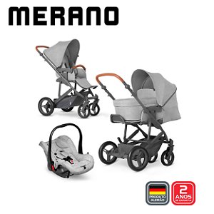 Carrinho Merano 4 TRIO Woven Grey- ABC Design