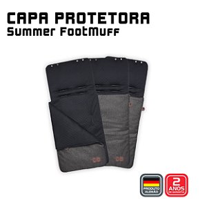 Capa protetora Summer FootMuff Asphalt - ABC Design