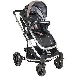 Travel System Winner - Carrinho + Bebê conforto - Preto/Capuccino - Kiddo