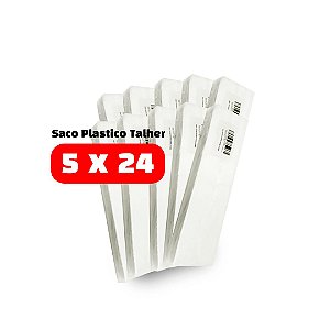 Saco Plastico PEAD P/ Talher - 5x24 - 10.000 unid