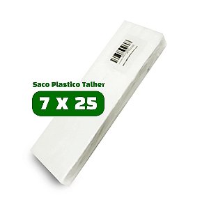 Saco Plastico PEAD P/ Talher - 7x25 - 1.000 unid