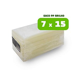 Saco Plastico PP - Brilho - 7x15x0,006 - 1.000 Unid