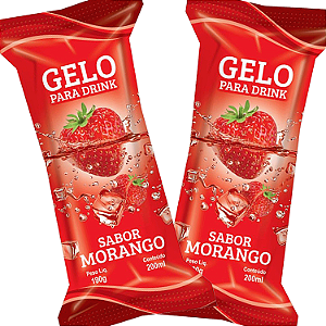 Saco BOPP Perolizado 9,5x21 - GELO MORANGO - 01 Pct (175 sacos)