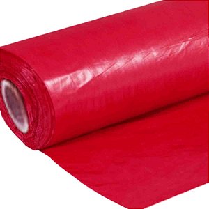 Bobina Plástica Tubular - Vermelho - 32x0,10 - 3Kg
