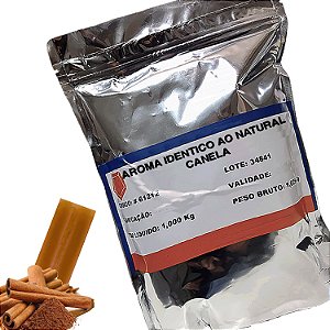 Aroma para Gelo Saborizado - Sabor Canela - Pct 01Kg