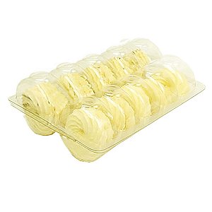 KIT - Blister Macarons - 10 Cavidades - Praticpack - Caixa c/ 100 unidades