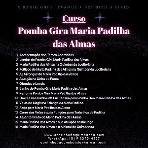 CURSO POMBA GIRA MARIA PADILHA DAS ALMAS