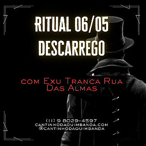 Ritual De Descarrego Com Tranca Rua Das Almas