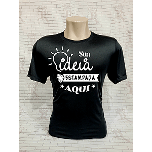 Camiseta DryFit Liso - Preta