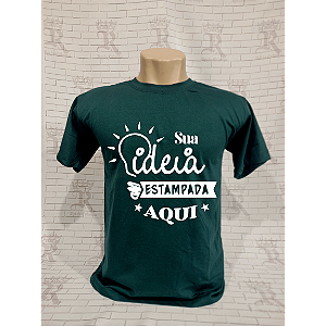 Camiseta 100% algodão - Verde Brasil