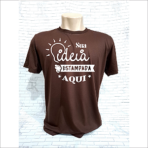 Camiseta Malha Fria - Marrom