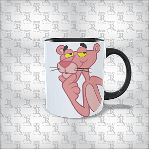 Caneca Personalizada Pantera Cor De Rosa - A Partir De Uma Peça Mod 10
