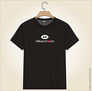 Camiseta Preta Personalizada de Administração  – Crie a Sua