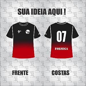 Camiseta Degrade Red Mod 110