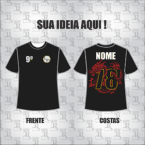 Camiseta Dragão Numero Mod 101