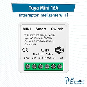Tuya Mini 16A - Interruptor Inteligente Wi-Fi