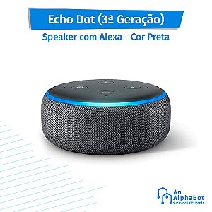 Echo Dot (3ª Geração) Preta: Smart Speaker com Alexa