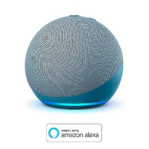 Novo Echo Dot (4ª Geração) Azul: Smart Speaker com Alexa